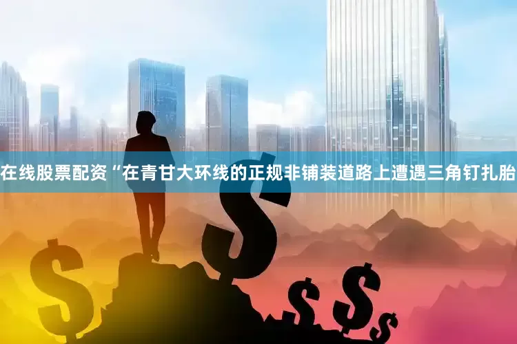 在线股票配资“在青甘大环线的正规非铺装道路上遭遇三角钉扎胎